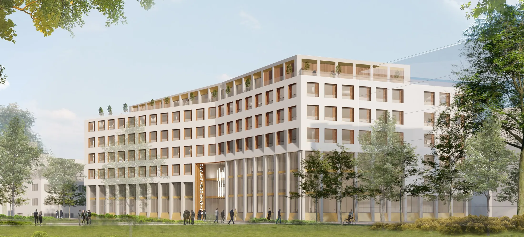 Perspective de HealthTech Station, 11 rue du Plat d'Étain à Tours